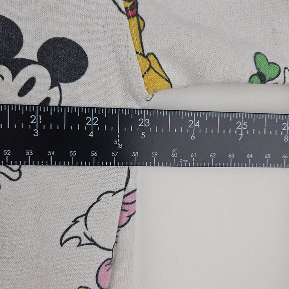 MICKEY AND FRIENDS Sweatshirt All Over Print Womens XL Cotton Blend CUTE - Picture 7 of 10
